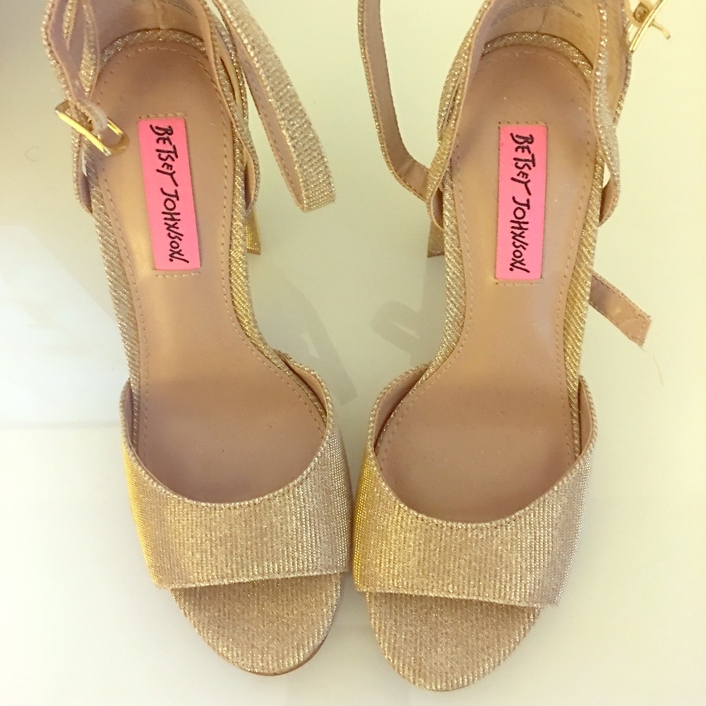 Betsey Johnson Carly open toe ankle strap sandal